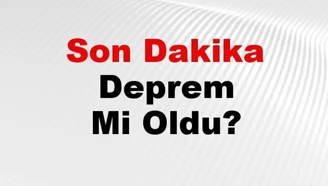 Malatya'da Son Dakika Deprem: Vatandaşlar Panik İçinde!