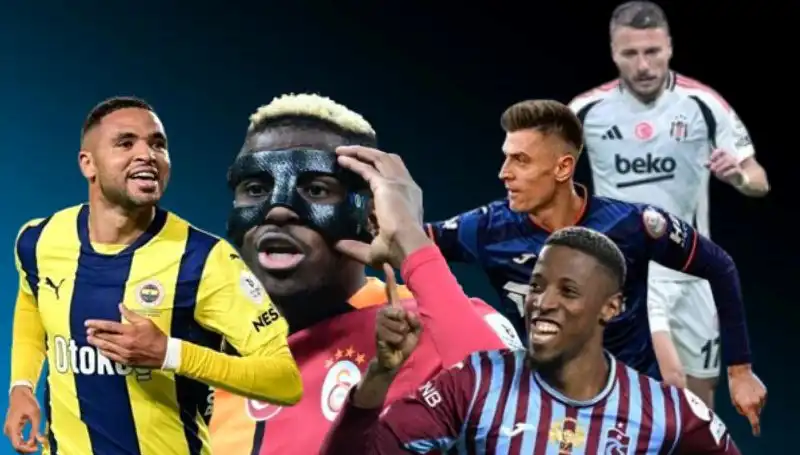 Süper Lig’de Gol Krallığı Yarışında Sıralama Değişiyor: Osimhen, Banza ve En-Nesyri Kimler?