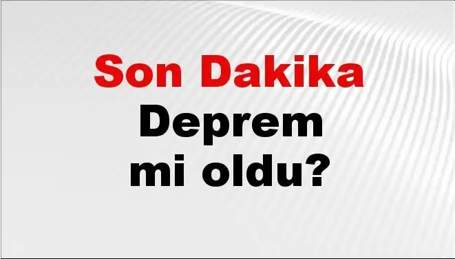 Muğla'da Şiddetli Deprem: Vatandaşlar Panik İçinde!