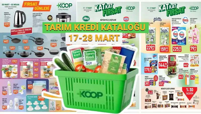 Tarım Kredi Kooperatif Marketleri'nden Büyük İndirimler! 20-27 Mart Fırsatlarını Kaçırmayın