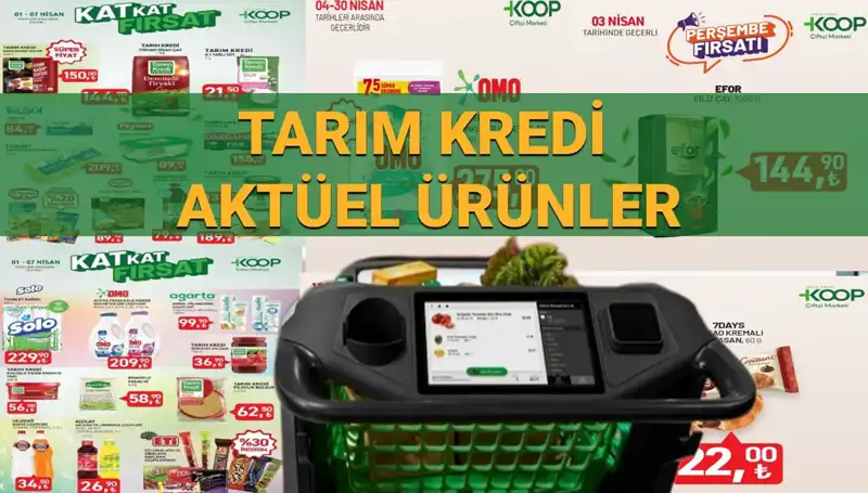 Tarım Kredi Kooperatifi Marketleri Nisan Ayında İndirimli Ürünlerle Alışveriş Keyfini Artırıyor