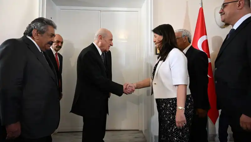 Bahçeli, DEM Parti Heyeti ile Kritik Görüşmede Bir Araya Geldi