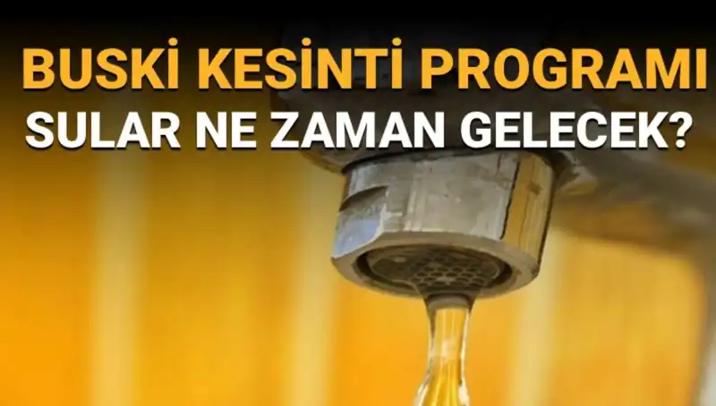 Bursa Nilüfer'de Su Kesintisi: Ne Zaman Sular Akacak?
