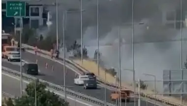 Anadolu Otoyolu’nda Sigara İzmariti Faciaya Neden Olabilirdi