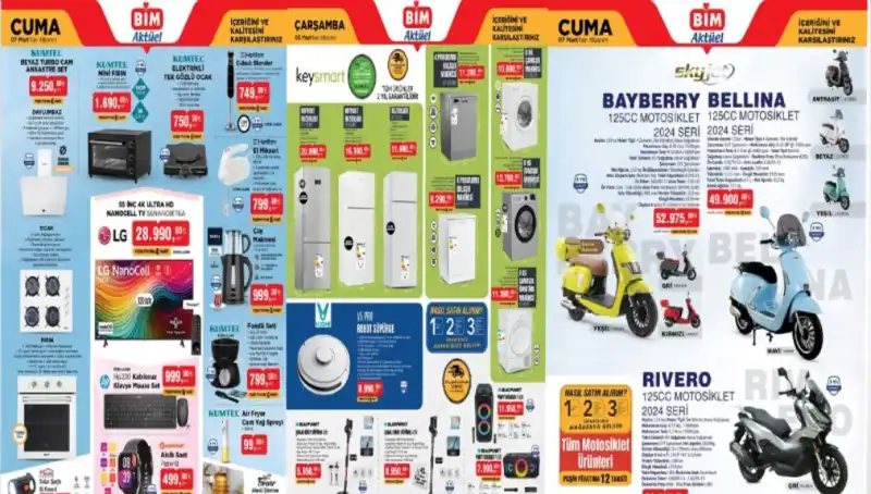 BİM 4-7 Mart Aktüel Ürünler Kataloğu: Kaçırılmayacak Fırsatlar!